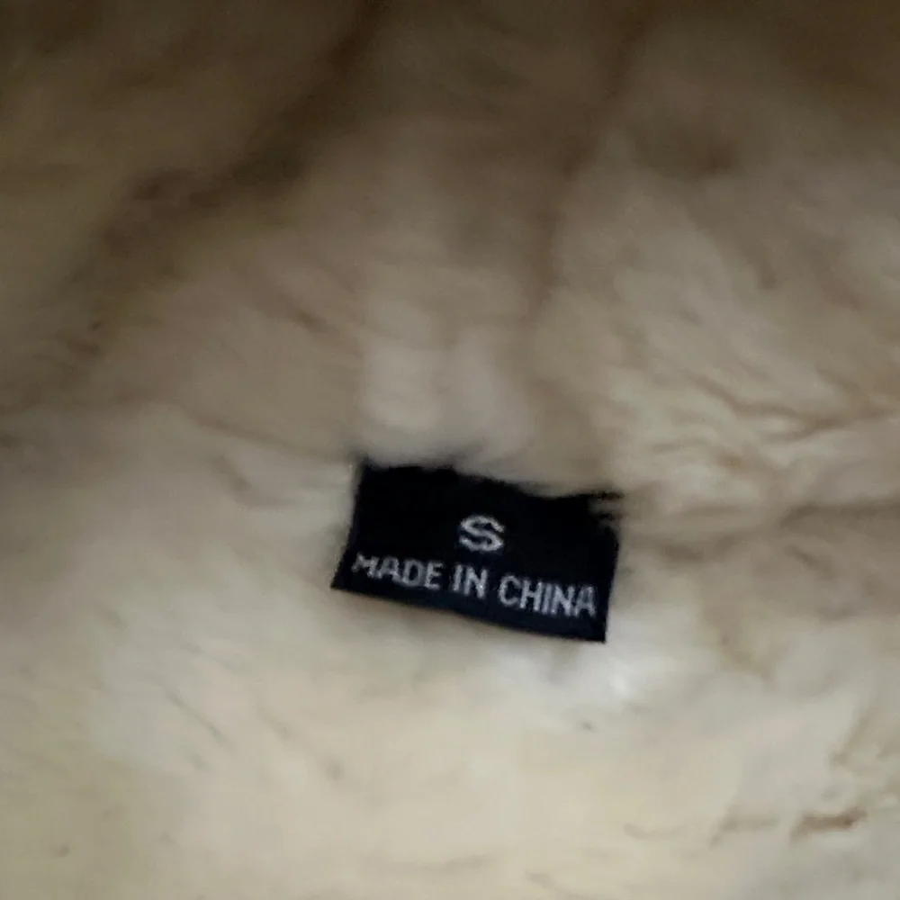 Vintage Gallery Brown Sued Leather Jacket with Cream Accents - Picture 8 of 11